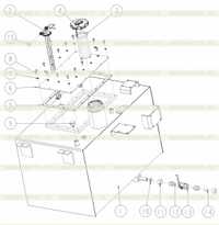 Дизельный масляный бак 200604079 Дизельный масляный бак 200604079