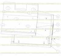 Малая левая боковая крышка 200604666 Малая левая боковая крышка 200604666