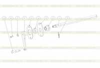 Опор винтового болта 201001182 Опор винтового болта 201001182