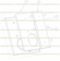 Правая ступенька в сборе 200604692 Правая ступенька в сборе 200604692
