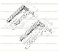 Приводное устройство гусеницы, Левое 200605332 Приводное устройство гусеницы, Левое 200605332