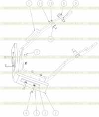 Скребок в сборе 200603933 Скребок в сборе 200603933
