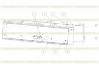 Задний неподвижной кожух в сборе 200604597 Задний неподвижной кожух в сборе 200604597