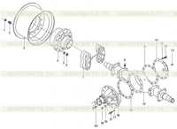 Передняя задняя ось в сборе Передняя задняя ось в сборе
