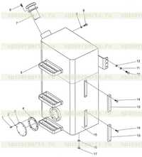 Топливный масляный бак Топливный масляный бак