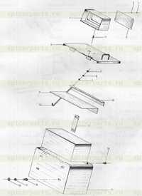Левый и правый ящик батарей Левый и правый ящик батарей