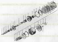 Средний вал в сборе Средний вал в сборе