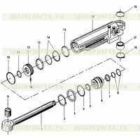 ЛЕВЫЙ (ПРАВЫЙ) ЦИЛИНДР ПОВОРОТА ЛЕВЫЙ (ПРАВЫЙ) ЦИЛИНДР ПОВОРОТА