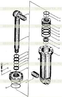 Цилиндр отвала Цилиндр отвала