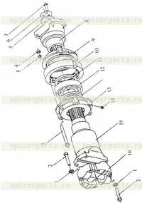 Привод переднего вала Привод переднего вала