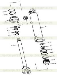 Цилиндр подъемной рукояти Цилиндр подъемной рукояти