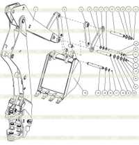 Система рабочего устройства копания Система рабочего устройства копания