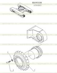 Drive wheel installation Drive wheel installation