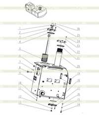 Hydraulic oil tank installation Hydraulic oil tank installation