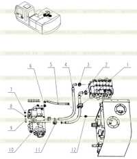 Pump support assembly 1 Pump support assembly 1