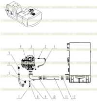 Pump support assembly 2 Pump support assembly 2