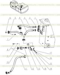 Tank hoses installation Tank hoses installation