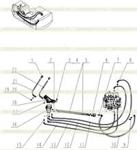 Travel pilot line assembly Travel pilot line assembly