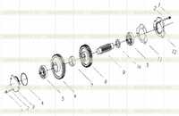 Средний вал коробки передач Средний вал коробки передач