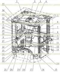 Cab System 41E0383-01 04 Cab System 41E0383-01 04
