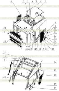 Hood assembly 44E0278-02 48C1547 Hood assembly 44E0278-02 48C1547