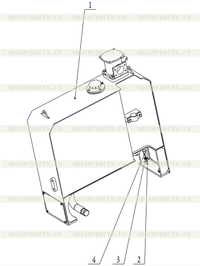 Hydraulic Tank Assembly 11E0764-03 21C0718 Hydraulic Tank Assembly 11E0764-03 21C0718
