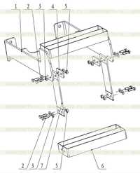 Ladder assembly 46E0161-03 26C0096 Ladder assembly 46E0161-03 26C0096