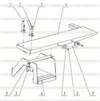 Left platform assembly 46E0161-02 Left platform assembly 46E0161-02