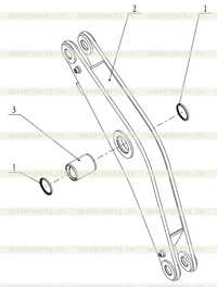 Rocker Assembly 32E0735-03 43C3833 Rocker Assembly 32E0735-03 43C3833
