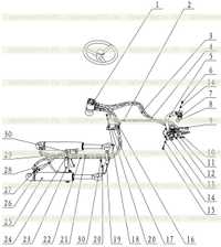 Steering Hydraulic System 10E0231-03 Steering Hydraulic System 10E0231-03
