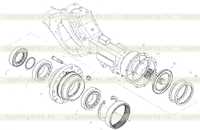 Редуктор планетарной ступицы промежуточной оси I D1030100652ZY Редуктор планетарной ступицы промежуточной оси I D1030100652ZY
