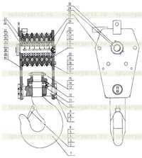 Главный крюк D1090400018ZY Главный крюк D1090400018ZY