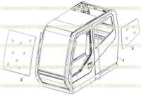 DRIVER'S CAB (WINDSHIELD) D1130000414_100037Y DRIVER'S CAB (WINDSHIELD) D1130000414_100037Y