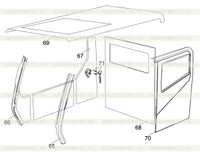 DRIVER'S CAB (GUARD BOARD AND INTERIOR DECORATIVE PLATE) D1130000414_100037Y DRIVER'S CAB (GUARD BOARD AND INTERIOR DECORATIVE PLATE) D1130000414_100037Y