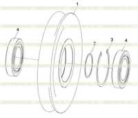 PULLEY ASSY. D00755908800600000Y 2 PULLEY ASSY. D00755908800600000Y 2
