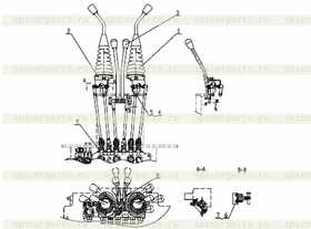 Right Operation Mechanism Assembly