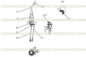 Left Operation Rod Frame