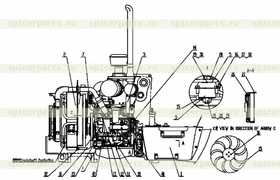 Left Support For Engine