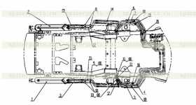 Right Tilt Cylinder Assembly