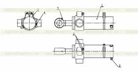 Left Swing Cylinder