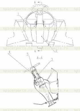 Over and back housing