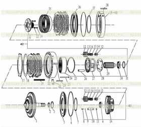 REVERSE FIRST SPEED DRIVE DISK