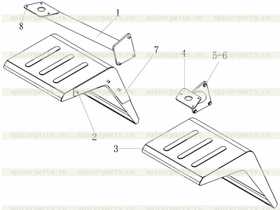 LEFT BRACKET OF LAMP