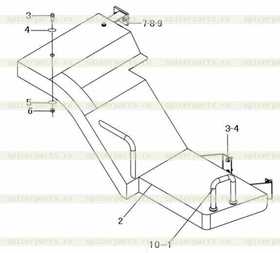 RIGHT SUPPORT FRAME