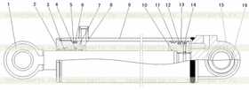 PISTON ROD HSGL-80/45*327-1