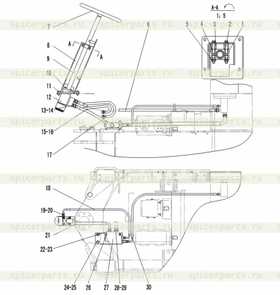 OUTLET TUBE FROM STEERING DEVICE(B)