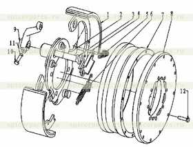 Brake Tambour Support