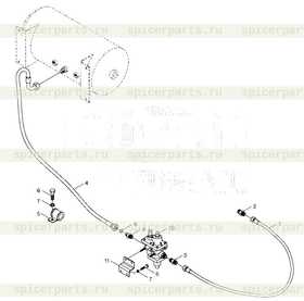 Каталог запчастей для Brake supply pressure system