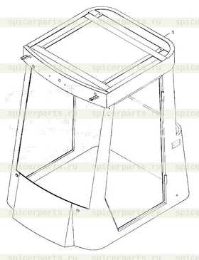 Каталог запчастей для CAB WELD ASSEMBLY