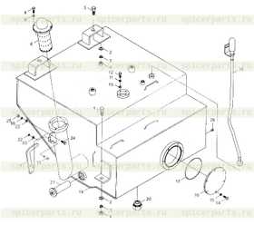 Каталог запчастей для FUEL TANK INSTALLATION